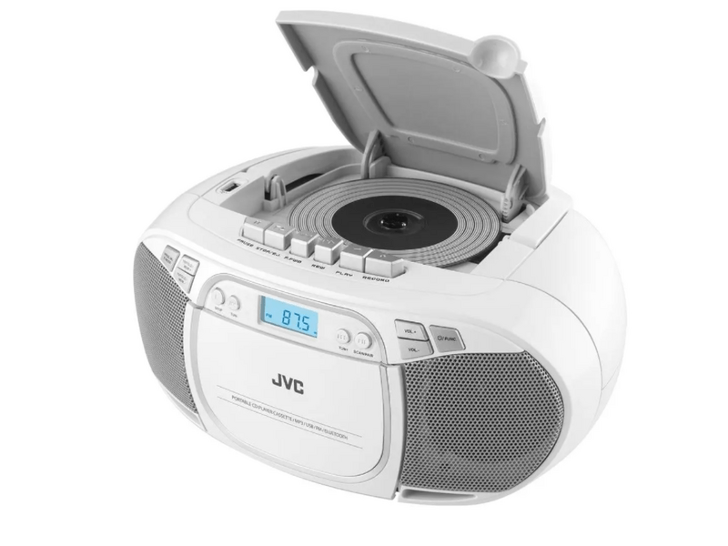 JVC R-CE451W Rádió CD és kazetta lejátszóval
