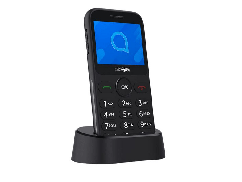 Alcatel 2020X mobiltelefon, szürke