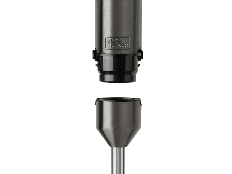 Botmixer 1000W,rozsdamentes,fekete