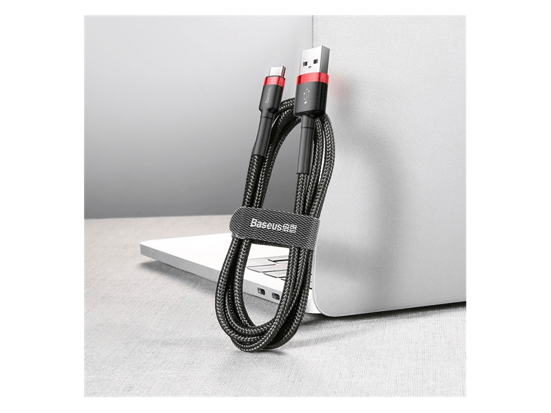 Baseus Cafule USB-A – USB-C kábel, 3 m (CATKLF-U91)