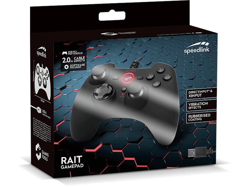 Speedlink Rait PC/PS3/Switch Gamepad (SL-650010-BK)
