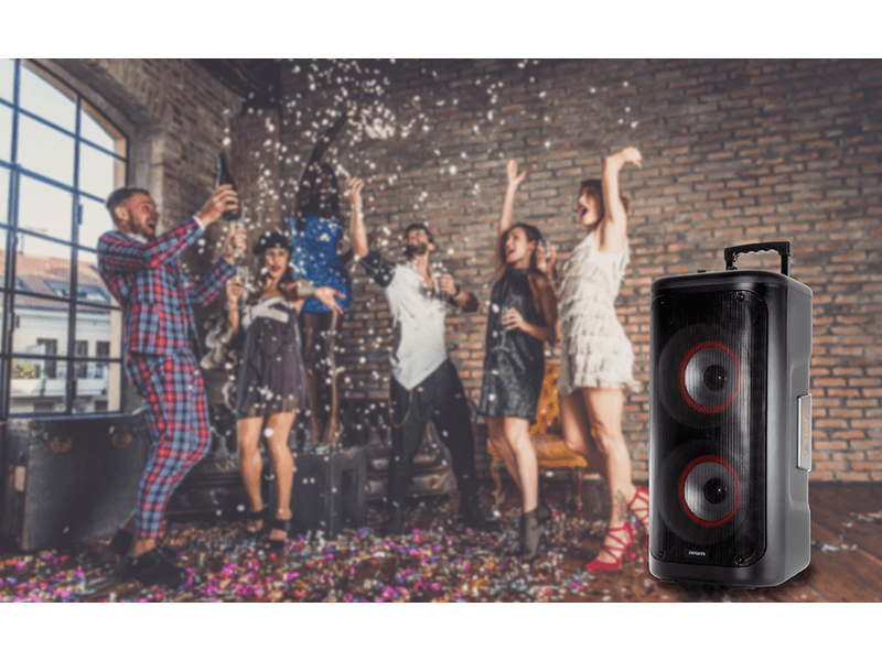 Aiwa KTSP-460 Hordozható Bluetooth party hangszóró