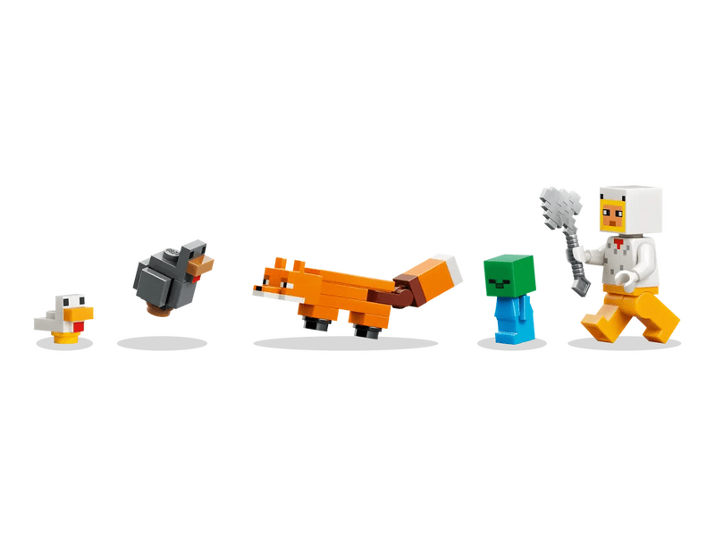 LEGO® Minecraft® Csirkefarm – Húsvéti gaming építőjáték (21585)
