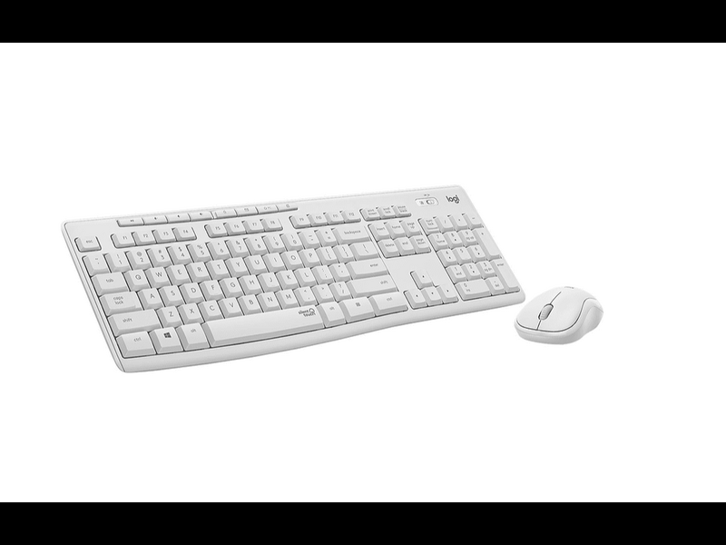 Logitech MK295 Silent Vezeték nélküli egér-billentyűzet szett, piszkosfehér