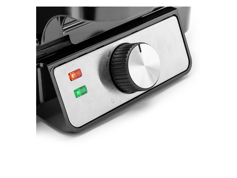 Huslog AK-2149 Dupla gofrisütő, fekete/inox