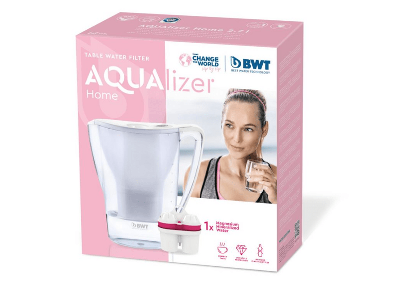 BWT Aqualizer Home Manuális vízszűrő kancsó, 2.7 L, pink (125557844)