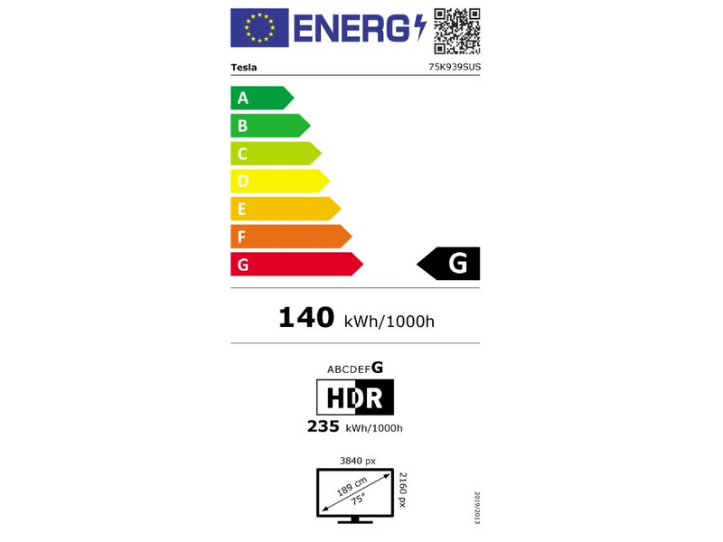 Tesla 75K939SUS 75