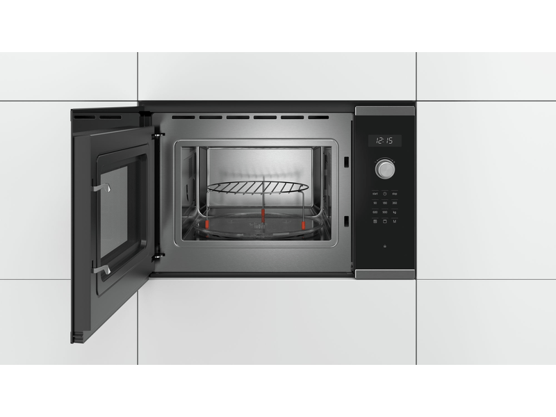 Bosch HBG635NS1 Beépíthető sütő + Bosch PUE611FB1E Beépíthető indukciós főzőlap + Bosch BEL554MS0 Beépíthető mikrohullámú sütő