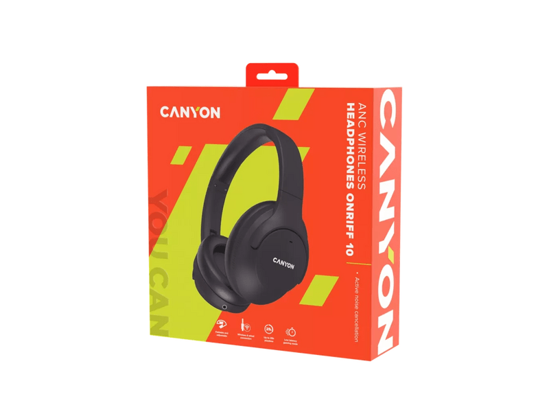 Canyon OnRiff 10 ANC Bluetooth slušalice, crne (CNS-CBTHS10BK)