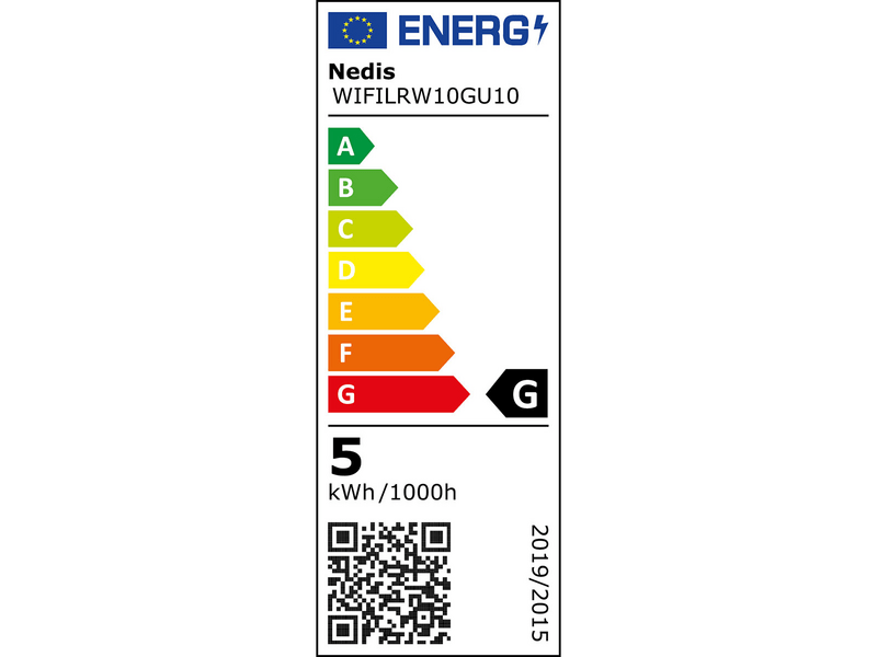 Nedis WIFILRW10GU10 SmartLife GU10 LED Spot
