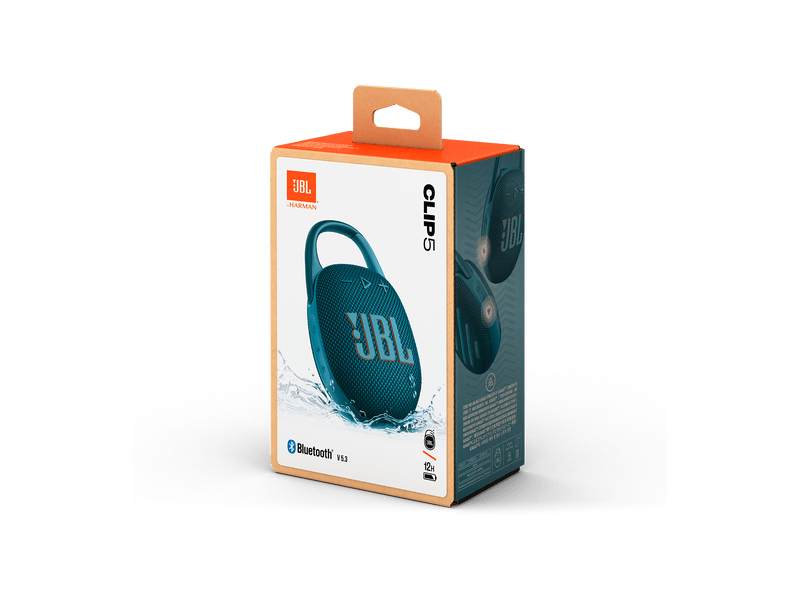 JBL Clip 5 Bluetooth zvučnik, plavi