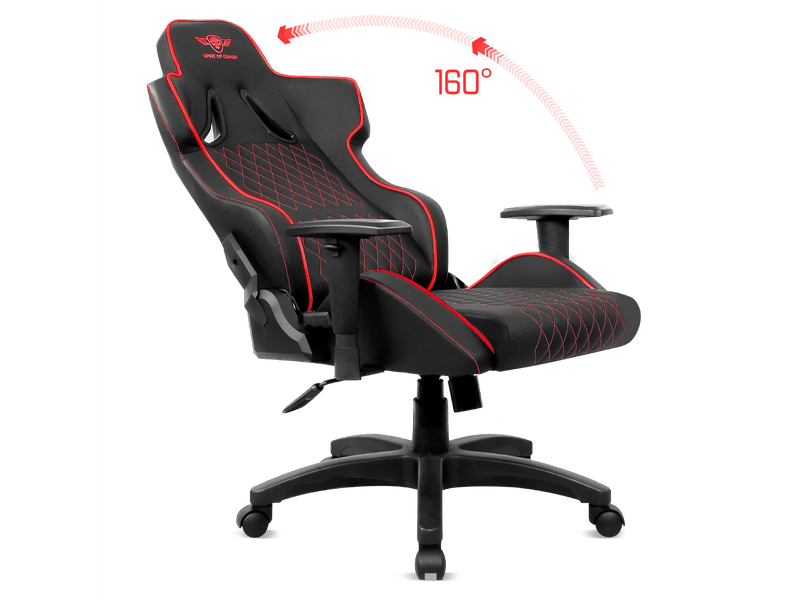 Spirit of Gamer Neon Gamer szék, piros (SOG-GCNRE)