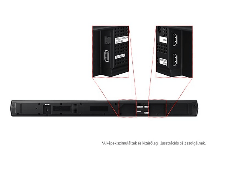 Samsung HW-B650F/EN 3.1 csatornás hangprojektor mélynyomóval