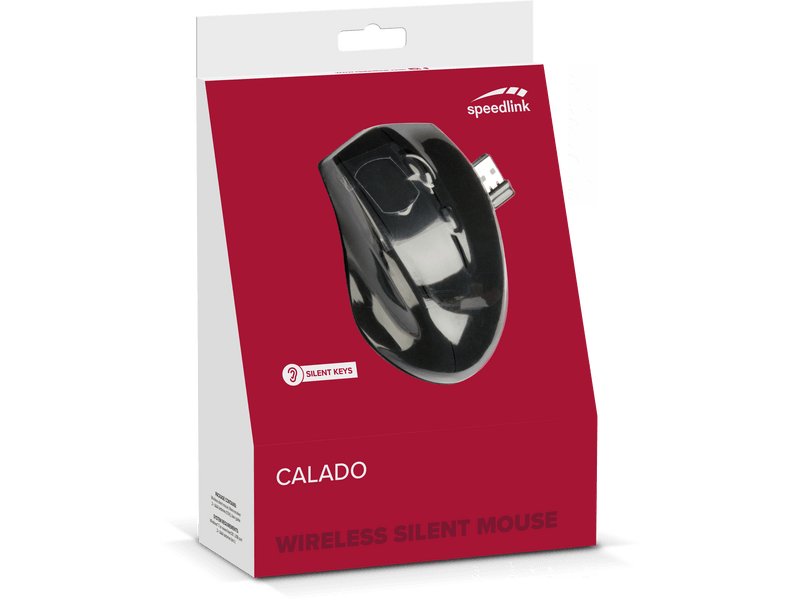 Speedlink Calado bežični tihi miš, crni (SL-6343-RRBK)