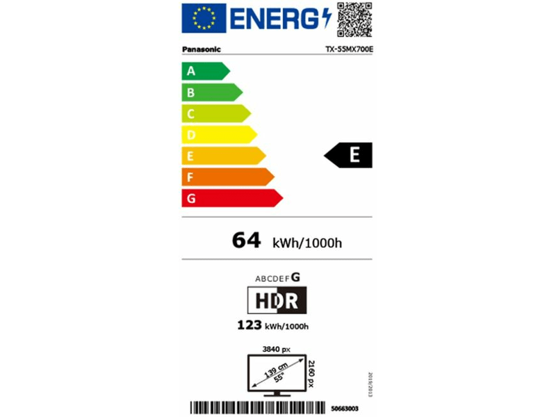 Smart LED Televízió, 139 cm