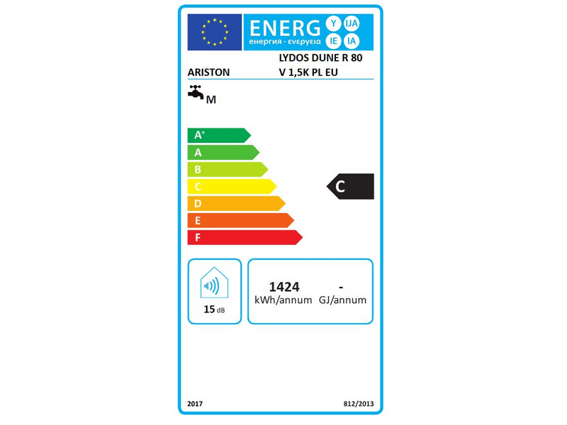Ariston Lydos Dune R 80 Elektromos bojler, 80L (3201529)