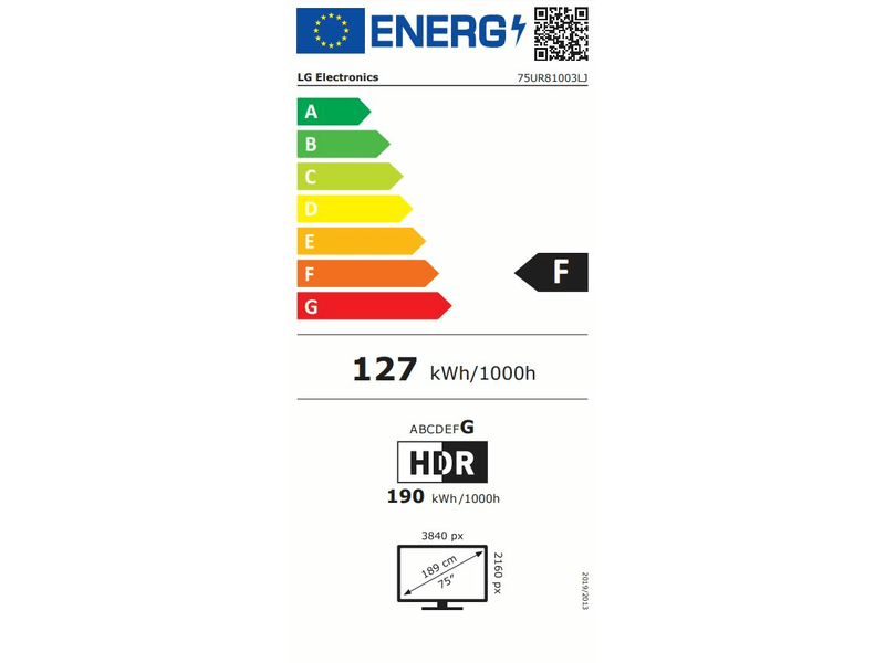 Smart LED TV, 4K UHD, HDR, webOS