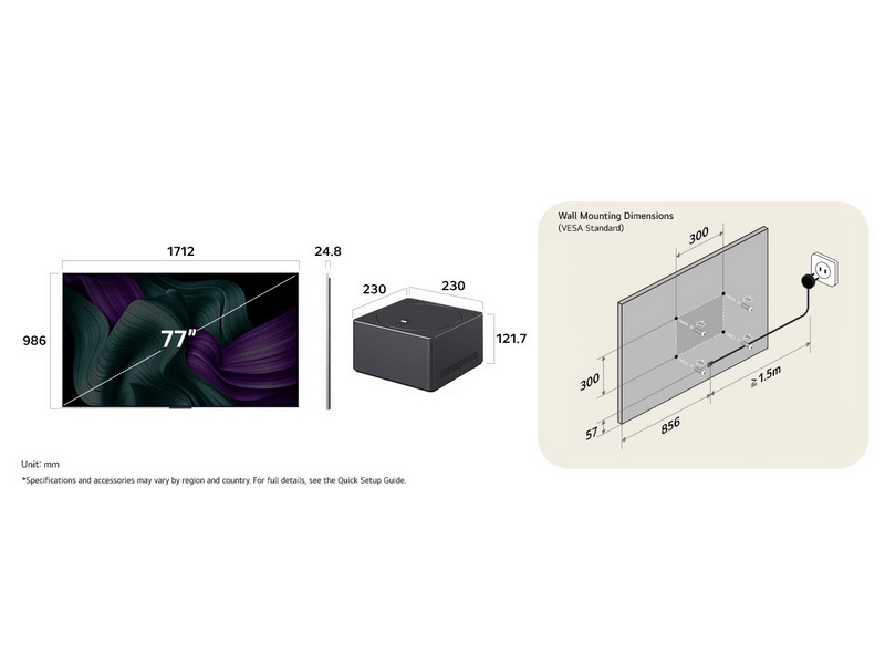 LG OLED77M59LA 77" OLED evo AI 4K UHD Smart TV