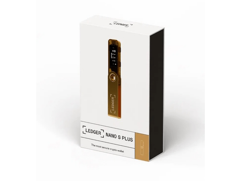 Ledger Nano S Plus Gold Crypto tárca