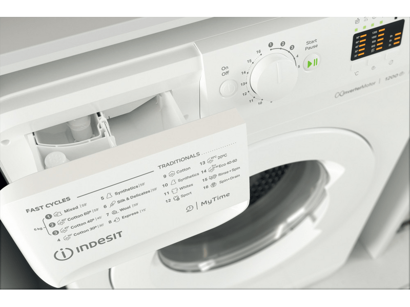 Indesit MTWSA 61294 W EE Keskeny elöltöltős mosógép