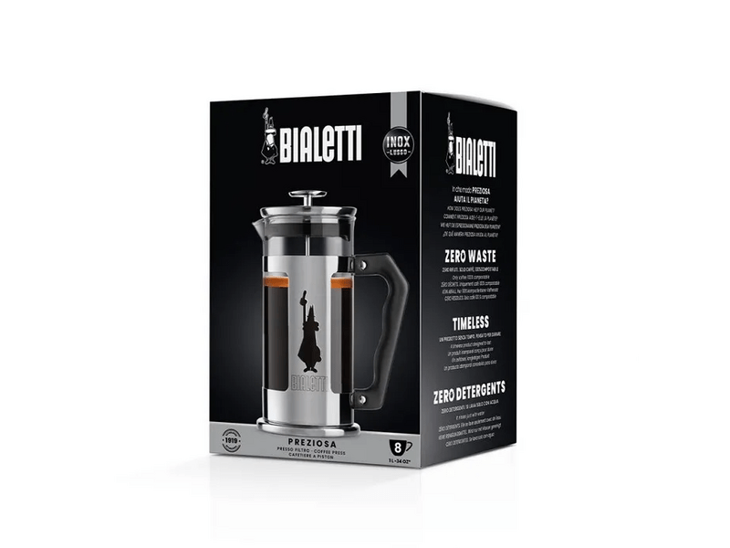 Bialetti 3160/NW Preziosa French Press kávé- és teafőző, 350 ml