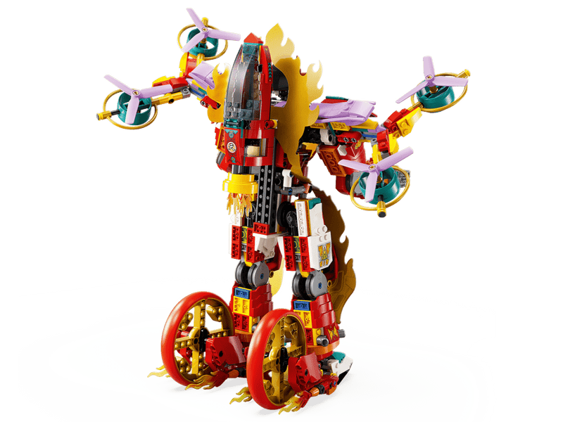 LEGO® Monkie Kid™ Nezha Tűzgyűrű robotja (80057)