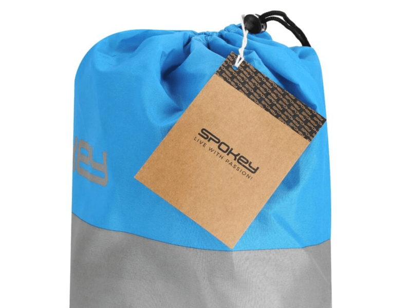 Spokey Air Mat Önfelfújós kempingmatrac, szürke-kék (42736)