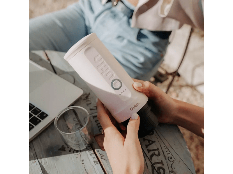 Outin Nano Akkus hordozható kávéfőző, rózsakvarc