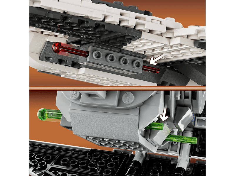 LEGO® Star Wars™ Mandalóri Fang vadászgép vs. TIE elfogóvadász™ (75348)