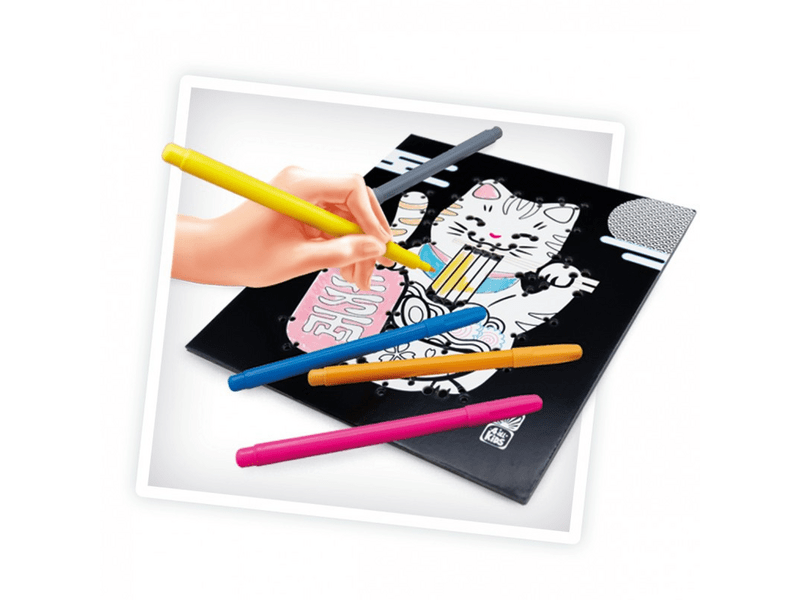 Buki Neonkép készítő szett: Maneki-neko, az integető macska (FK015)