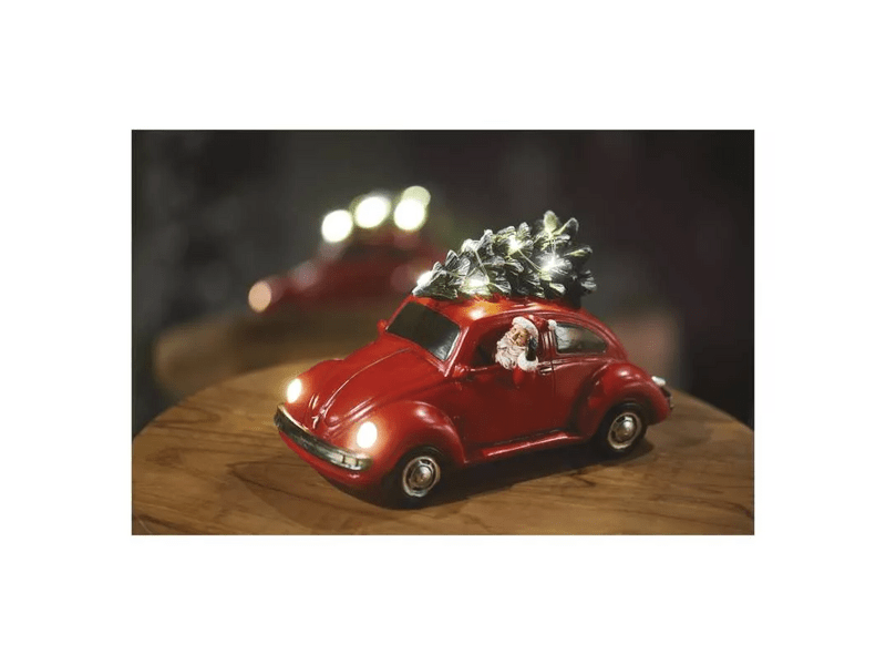 Emos LED piros autó Télapóval, 12,5 cm (DCLW08)