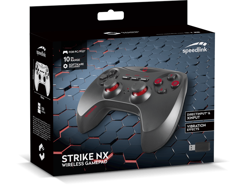 Strike NX veznélk. gamepad PC, PS3 fek