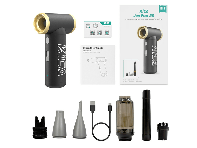FeiyuTech KiCA JetFan 2S Kit multifunkciós fúvóka, fekete (FY4822)