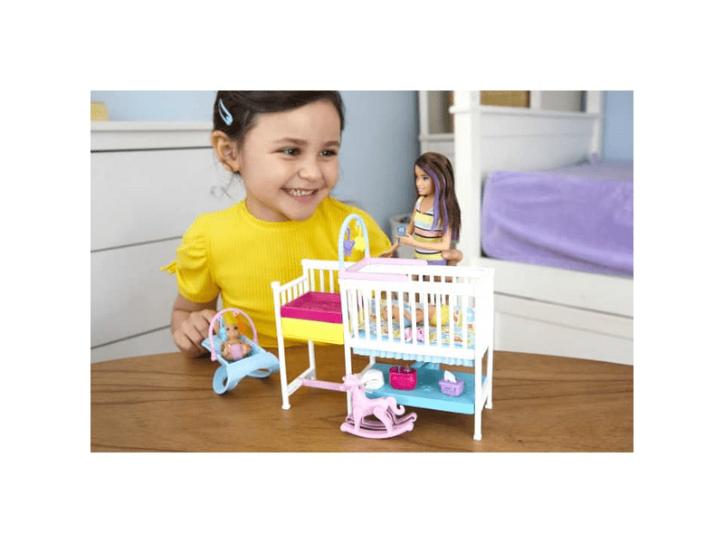 Mattel GFL38 Barbie Bébiszitter gyerekszoba szett