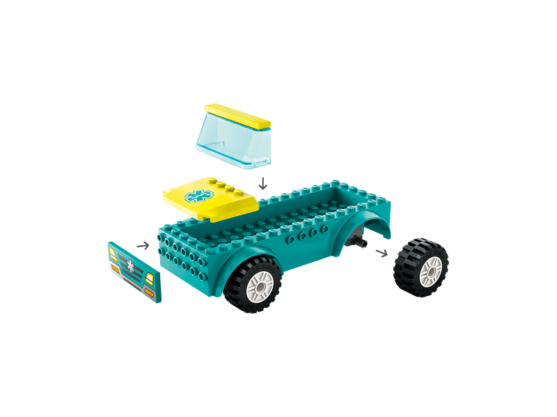 LEGO® City Mentőautó és snowboardos (60403)