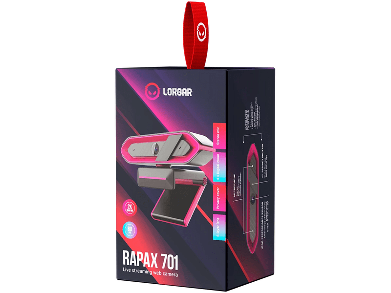 Lorgar Rapax 701 Streaming kamera, rózsaszín