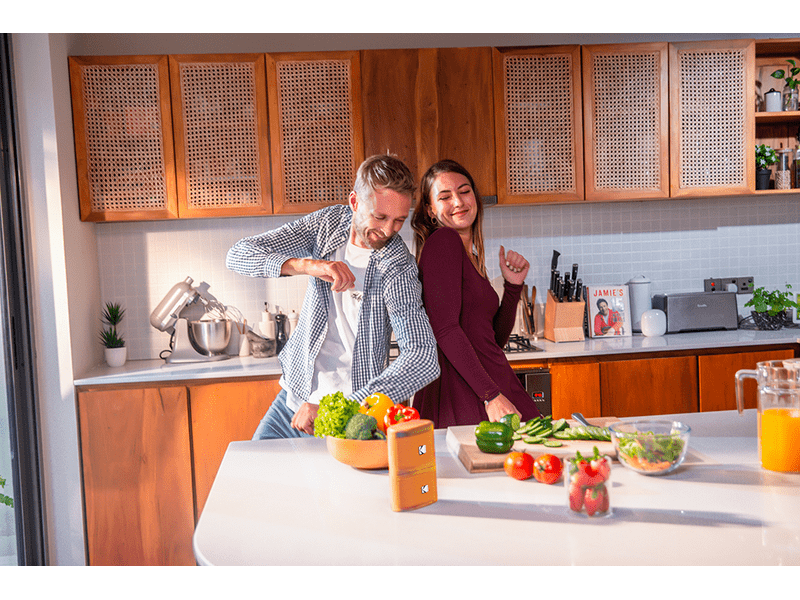 Kodak Soundbrix hordozható hangszóró, 2 db, narancssárga (KO-BRIXOR2)