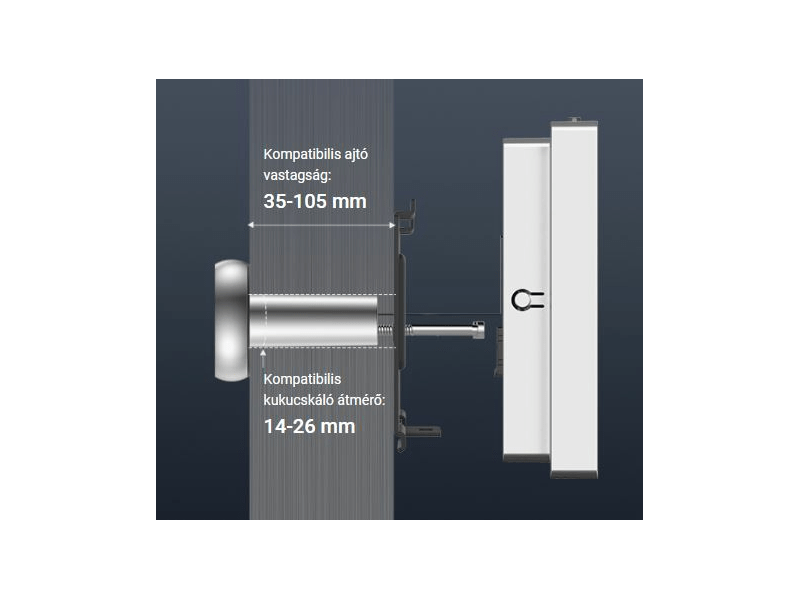 EZVIZ HP2 Vezeték nélküli kukucskáló ajtónéző
