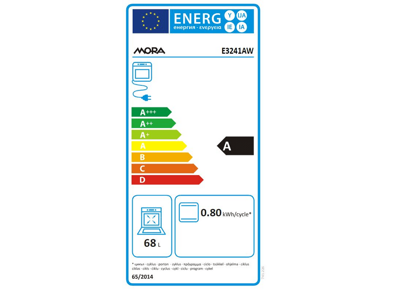 Mora E3241AW Vasmagos elektromos tűzhely