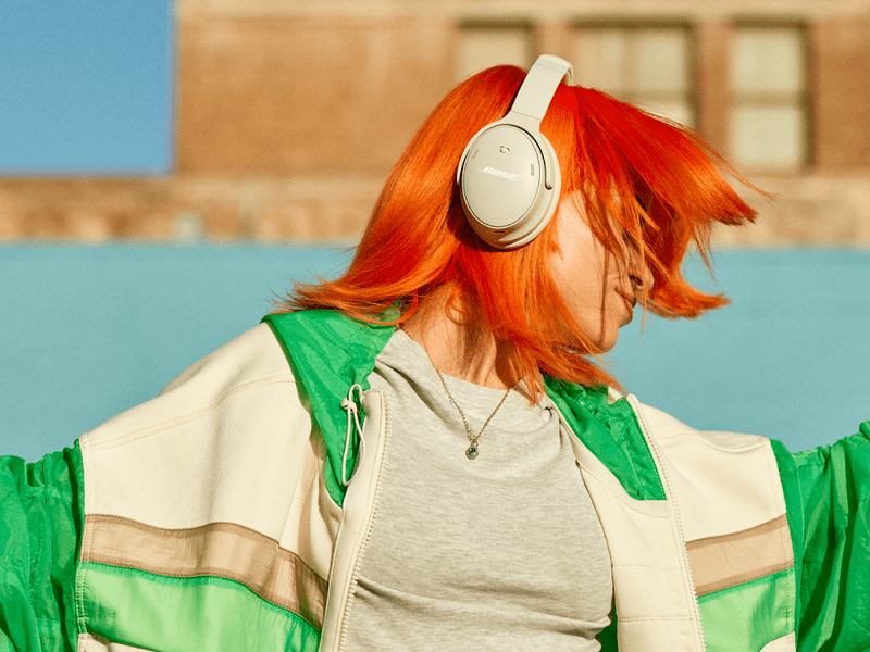 Bose QuietComfort Headphones vezeték nélküli fejhallgató, füstfehér