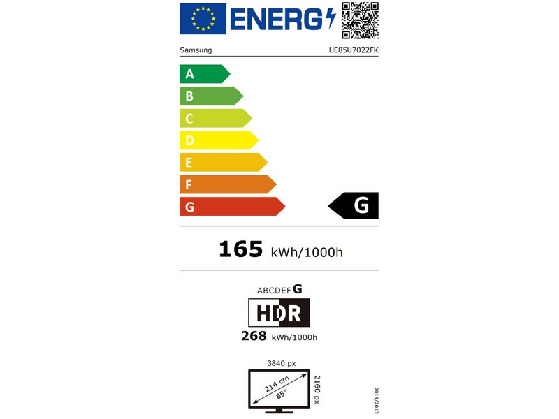 Samsung UE85U7022FKXXH 85
