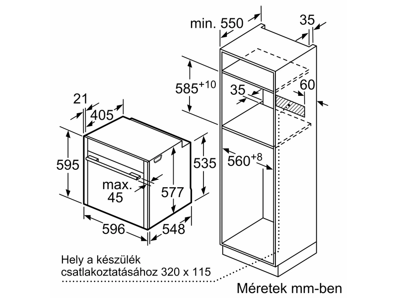 Neff B54CR31N0 Beépíthető sütő
