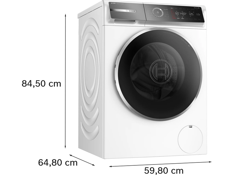 Bosch WGB254A3BY Elöltöltős mosógép