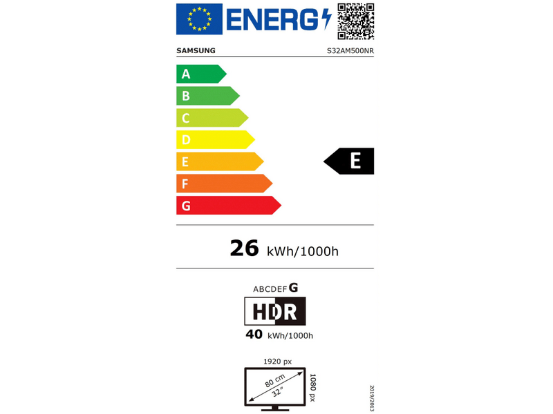 Samsung S32AM500 Smart Monitor távirányítóval