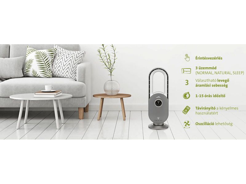 Eta Trinity Propeller nélküli ventilátor, szürke (3607 90000)