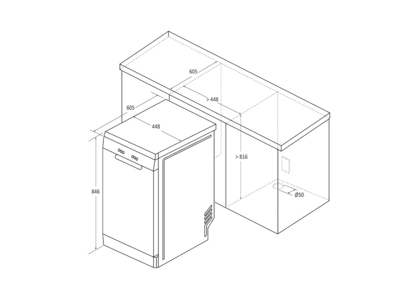 Haier XF1C3TB1FX I-Pro Shine Mosogatógép, inox