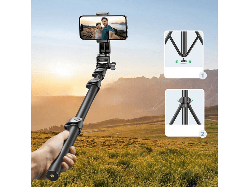 Ugreen LP680 Univerzális szelfibot/tripod távirányítóval