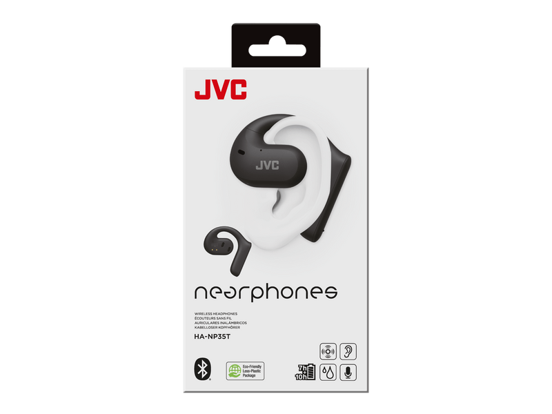 JVC HA-NP35T-BU Nearphones Bluetooth fülhallgató, fekete