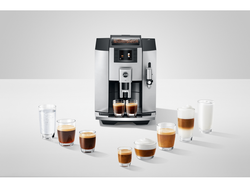 Jura E8 Automata kávéfőző, ezüst