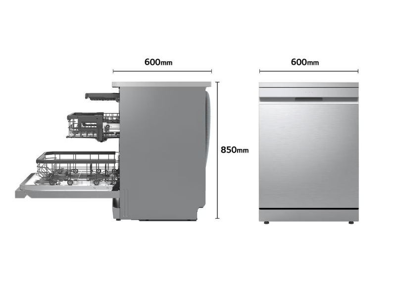 LG DF375HVS gőzfunkciós mosogatógép